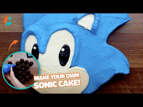 How to Make a SONIC Pull-Apart Cake! | Craft Factory