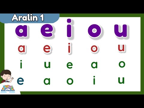 Mga Patinig "a e i o u" | Pagsanay sa Pagbasa | Aralin 1