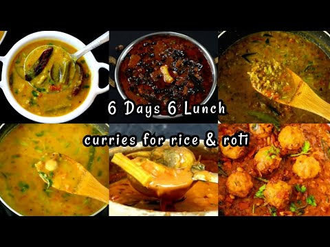 SPECIAL VEGETARIAN LUNCH CURRY RECIPES 👌👌 || Tasty South Indian Kulambu Varieties || Dinner recipes