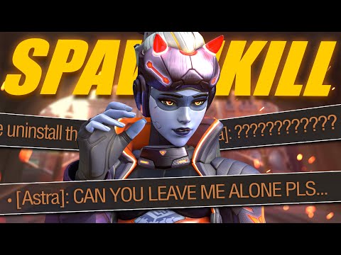 I kept spawn killing the enemy Widowmaker to make her swap - Overwatch 2