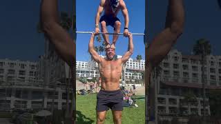 0-100 real quick #acrobatics #circus #fitness #strong #shorts