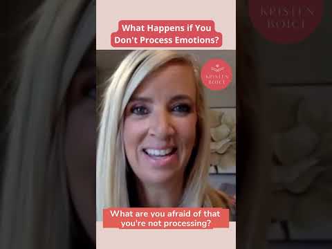 What Happens if We Don't Process Emotions