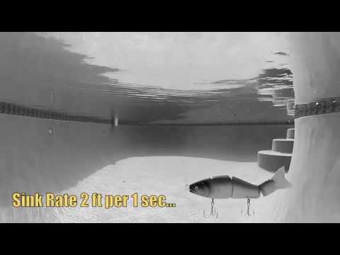 TackleTour Video - The Roman Made Trick Swimbait swimming action