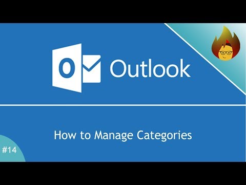 How to Manage Categories | MS Outlook 365