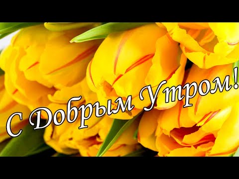 С ДОБРЫМ УТРОМ !🌼Желаю Самого Доброго Солнечного Утра!🌼  Шикарная Музыкальная открытка 🌼