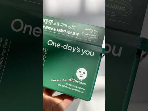 Chưa xài toner pad brand này, mà caid daily mask nó mê quá chòi oi #onedaysyou #dailymask #skincare