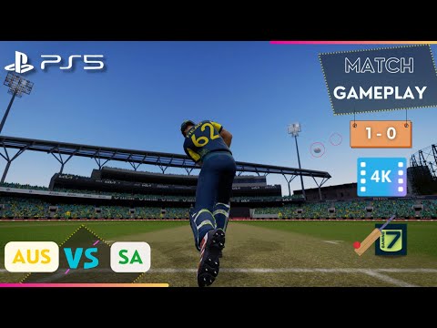 [PS5️⃣]🏏Target 3️⃣2️⃣2️⃣🔹It sounded good !!!🔹🇦🇺 Aus Vs SA🔹#Cricket 24🔹4k🔹#Gameplay🔹60FPS