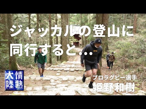 【未公開動画】ラグビー姫野和樹の山登り、ほぼ近所の散歩レベル。