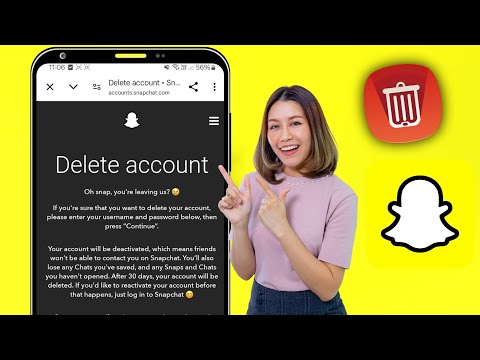 Delete Snapchat Account - How to delete snapchat account permanently on Android (2024)