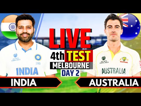 India vs Australia, 4th Test, Day 2 | IND vs AUS Live Match Today | Live Cricket Match Today