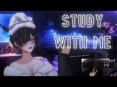 [STUDY WITH VIEWERS] Handcam + Keyboard ASMR Chill NO ADS NO TALKING