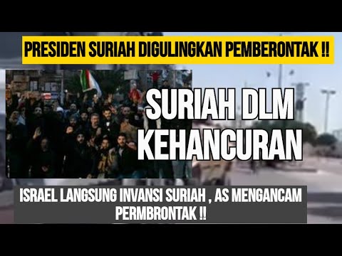 SURIAH PASCA KUDETA ! LANGSUNG MASUK MULUT BUAYA ISROIL