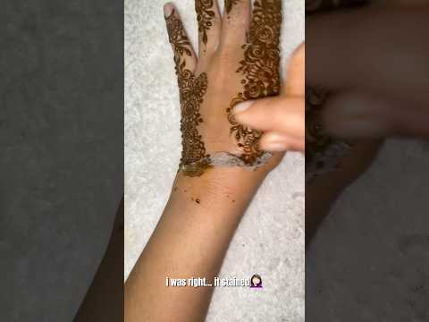 Henna using glue #gluehenna#hennainstant#glue#hennart#hennatattoo #design#reels#shorts #shortsvideo