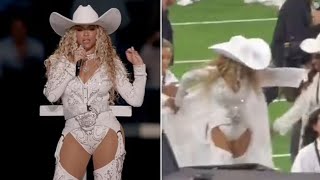 Beyoncé's Wardrobe Malfunction at NFL Christmas Show!