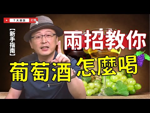 【葡萄酒新手】兩招教你葡萄酒應該怎麼喝！｜Ｔ大酒話｜第33集