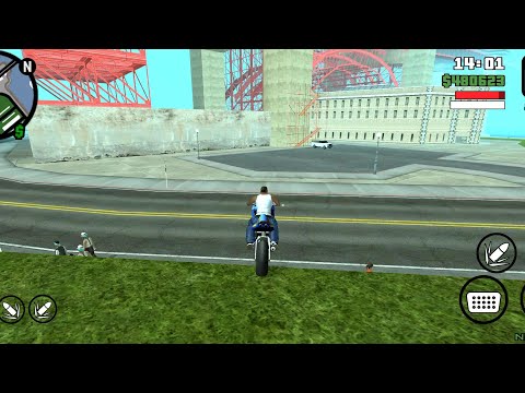 Best Bridge Place Bike Stunt GTA San Andreas Android Mobile Gameplay