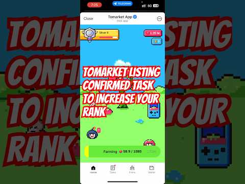 Tomarket Listing Date confirmed | Tomarket Airdrop 31st October | Tomarket today update #tomarket