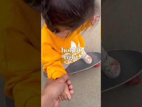 Hold On #parenting #girldad #skateboarding #cute #love #korea