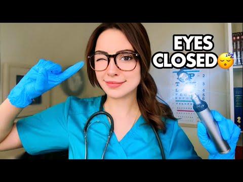 ASMR Cranial Nerve Exam but EYES CLOSED 👀 Doctor ASMR for Sleep ❤️ Follow my Instructions