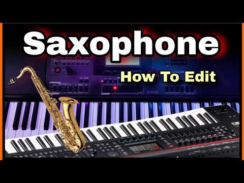 How To Edit Real Type Saxophone In casio ctx9000in or ctx8000in