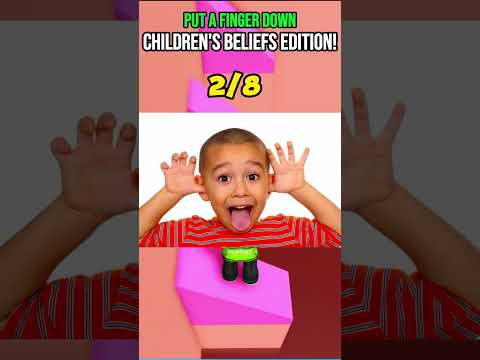 Put A Finger Down - Children's BELIEFS Edition! 🎅 #roblox #shorts