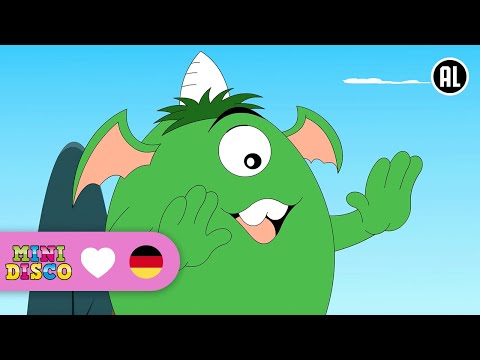 GROSSES GRÜNES GRUSELMONSTER | Kinderlieder | Mini Disco