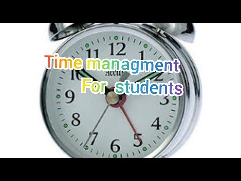 Time managment for students