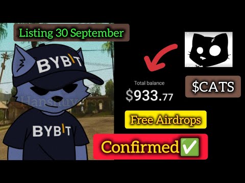 Cats Airdrops listing 30 September | Cats Listing today | Hanshuverse