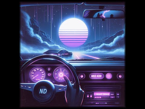 Night Drive (夜のドライブ) | Chill Lofi Hip Hop - Synthwave (2024)