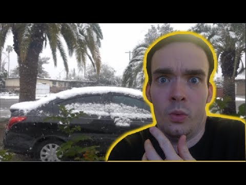 IT SNOWED IN THE DESERT!! (CRAZY!)