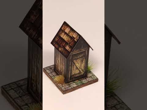 Easy wargaming terrain. Papercraft house. Терени для воргеймів це просто. #warhammer #warhammer40k