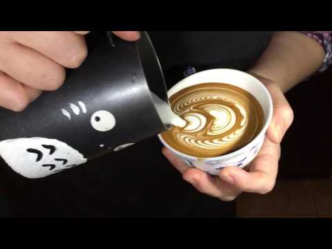 Latte art Wingtulip