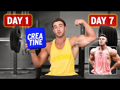 I Loaded CREATINE for 7 DAYS and added 20lbs to my Bench…