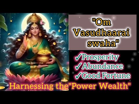 💯 POWERFUL Buddhist MANTRA Chant for ABUNDANCE & MONEY LUCK | Om Vasudhare Swaha 3 Malas