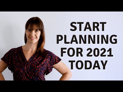 Yearly planning 2021 - start planning your 2021 year today!