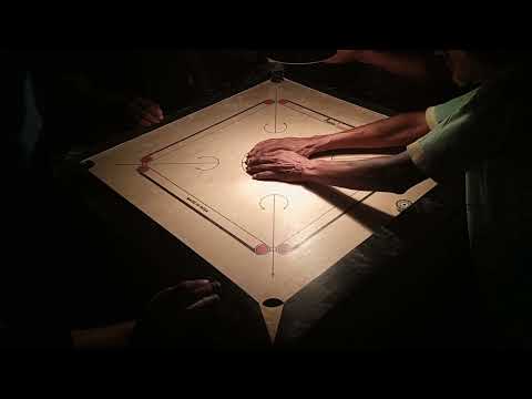 FINISH CARROM BOARD NO HAND GAME #carrom#carromboard