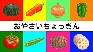 【動く絵本の読み聞かせ】しかけえほん★おやさいちょっきん キッチン おままごと 0歳からの知育絵本 食育 おやさいどうぞ 野菜を覚える 1歳 2歳【赤ちゃん 子供がよろこぶ】