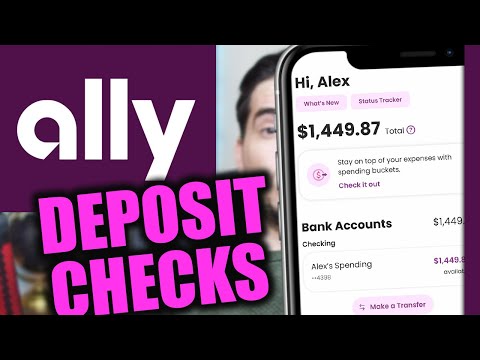 Ally Bank How to Deposit Checks on Mobile