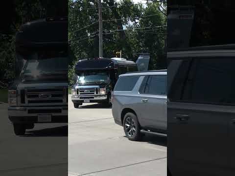 President Biden's Motorcade in Milwaukee, Wisconsin