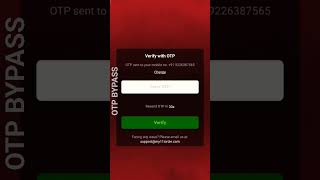 join telegram : vnum otp official...get unlimited OTP #otpbupass #earninghindi #refer #refertrick