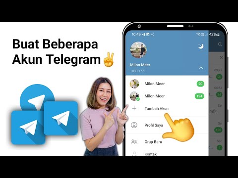 Cara membuat banyak akun telegram di android | cara menggunakan banyak telegram dalam satu ponsel