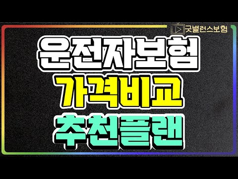 운전자보험 추천플랜 상품별 비교 딱 이것만 확인하세요.