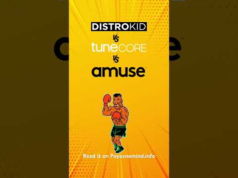 Amuse vs Tunecore vs Distrokid Update