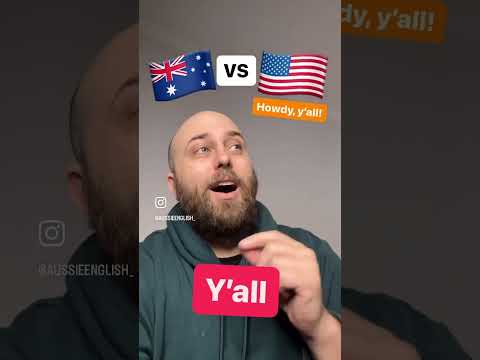 ‘Y’all’ in Australian vs American English #shorts #australia #aussieenglish