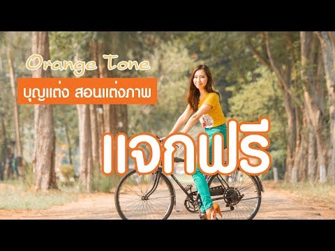 แจกฟรี preset orange tone แต่งรูปในโทรศัพท์มือถือ lightroom portrait