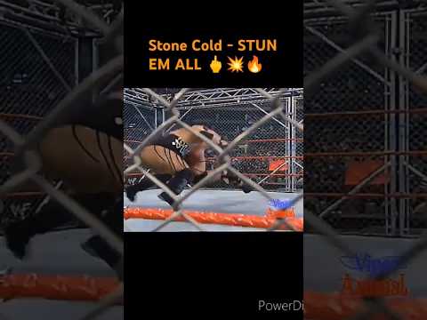 Stone Cold - STUN EM ALL 🖕💥🔥 #stonecoldsteveaustin