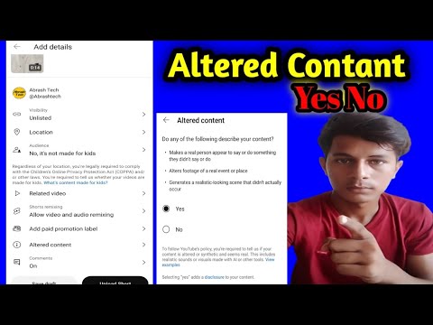 Youtube Altered Content Policy2024 | YouTube Big Policy2024 | Altered Content Policy |Abrash Tech