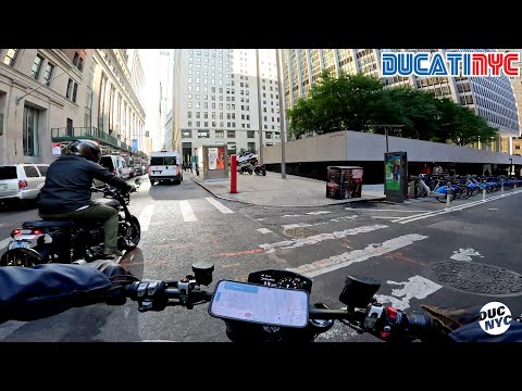 Morning Manhattan Motorcycle Ride - Financial District w Russ Russ