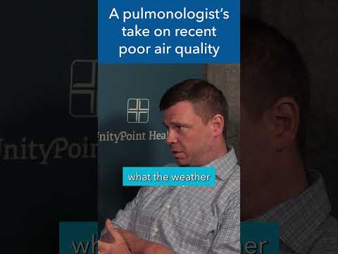 A Pulmonologist's Take on Recent Poor Air Quality #shorts