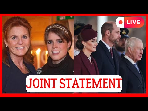 ROYALS IN SHOCK! PRINCESS EUGENIE AND SARAH FERGUSON RELEASE JOINT STATEMENT ON ROYAL FAMILY REUNION